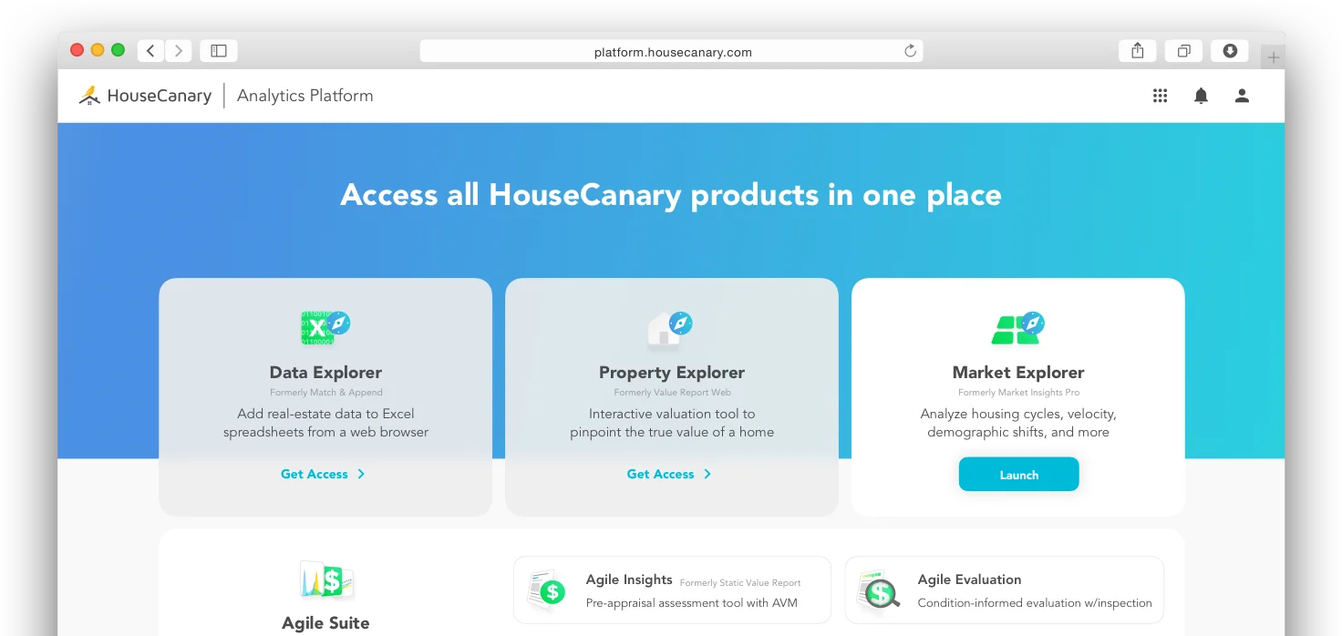 HouseCanary Enterprise Platform