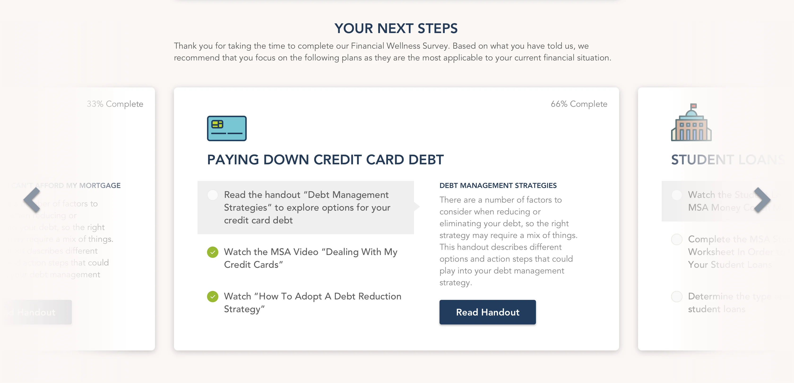 My Secure Advantage - Action Plan