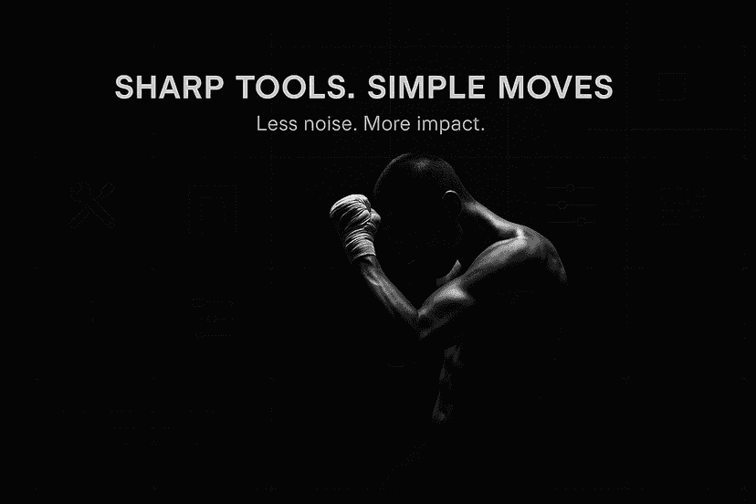 Sharp tools and simple moves